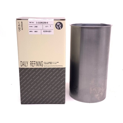 เครื่องยนต์ดีเซล 6BG1 สําหรับ Isuzu กระป๋องลวด Liner Sleeve 1-11261385-0